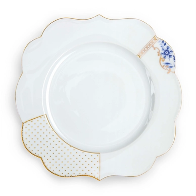 Dinner Plate Pip Studio Royal White Gold 28 cm (Set of 6)