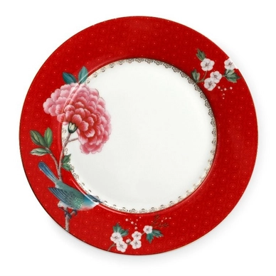 Assiette de Petit-Déjeuner PiP Studio Blushing Birds Red (21 cm)