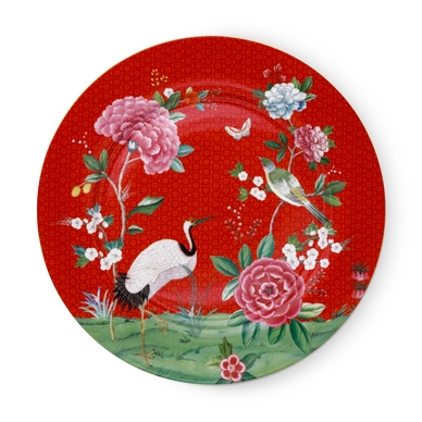 Coupe Plate Pip Studio Blushing Birds Red 32 cm (Set of 2)