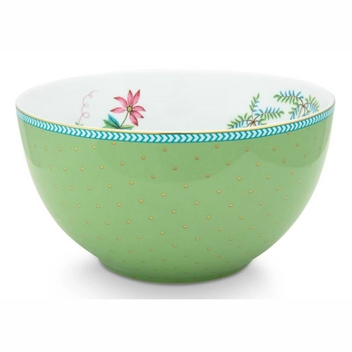 Kom Pip Studio Jolie Gold Dots Green 15 cm (Set van 6)