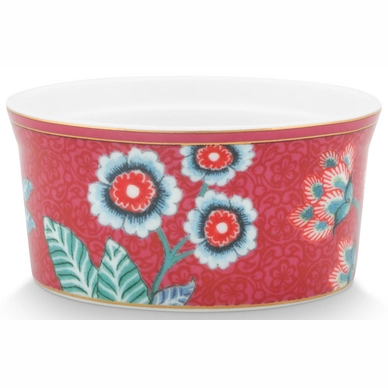 Pie Dish Pip Studio Flower Festival Dark Pink 8,7 x 4,3 cm (Set of 4)