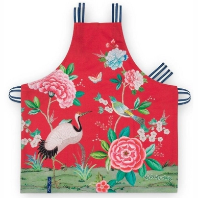 Tablier Pip Studio Blushing Birds All Over Print Red