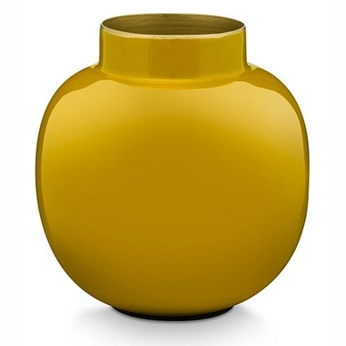 Mini Vase Pip Studio Round Yellow 10 cm