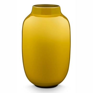 Mini Vase Pip Studio Oval Yellow 14 cm