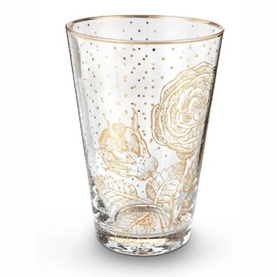 Long Drink Glass Pip Studio Royal Golden Flower 370 ml (Set of 6)