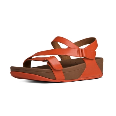 FitFlop The Skinny Slide Leather Flame