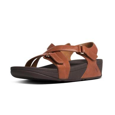 FitFlop The Skinny Sandal Leather Dark Tan