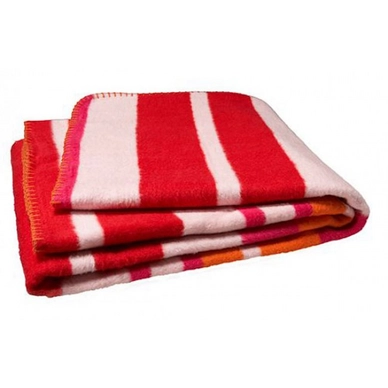 Babydecke Jollein Streep Fuchsia Rot Orange