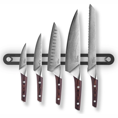 Système de suspension magnétique Eva Solo Nordic Kitchen Knife Magnet Black 40 cm