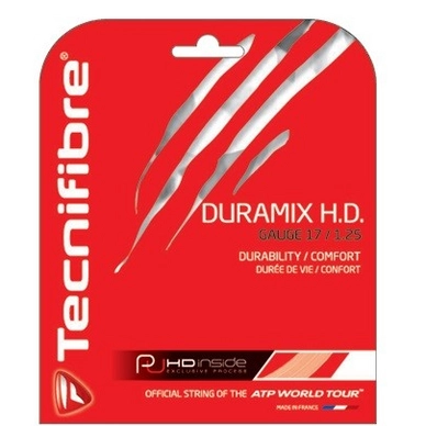 Tennis String  Tecnifibre Duramix HD 1,30 Black (Pu)