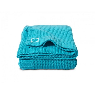 Couverture de bébé Jollein Chunky Knit Aqua Coton