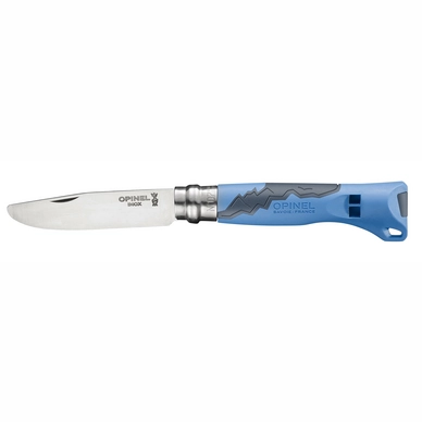 Folding Knife Opinel Outdoor Junior N°07 Stainless Steel Virobloc Flute Blue