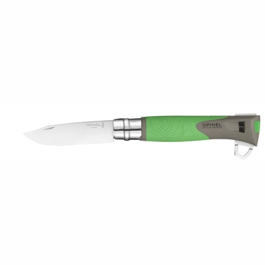 Folding Knife Opinel Explore N°12 Stainless Steel Firesteel Green
