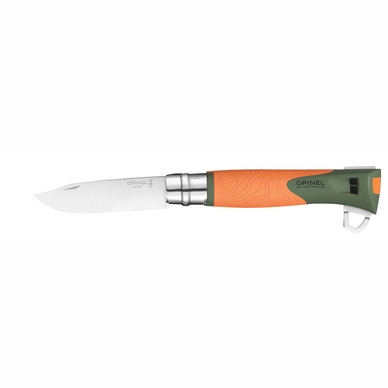 Folding Knife Opinel Explore N°12 Stainless Steel Firesteel Orange