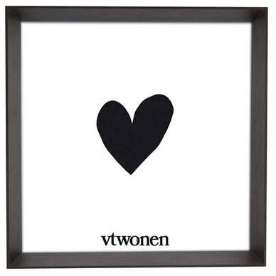 Fotolijst VT Wonen Wood Dark Brown 18 x 18 cm