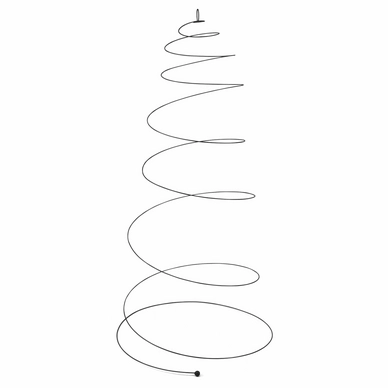 Spiralbaum vtwonen Metal Schwarz 80 cm