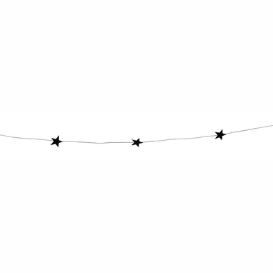 Kerstslinger vtwonen Garland Stars Paper Black 300 cm