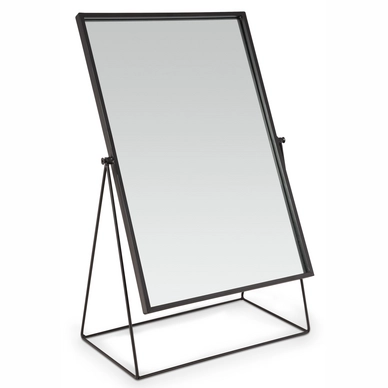 Spiegel vtwonen Rectangular on Stand Black 32 x 56,5 x 17 cm