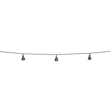 Kerstslinger vtwonen Garlnad Bells Metal Matt Black 250 cm