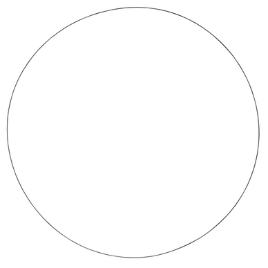 Metal Ring vtwonen  Black 100 cm