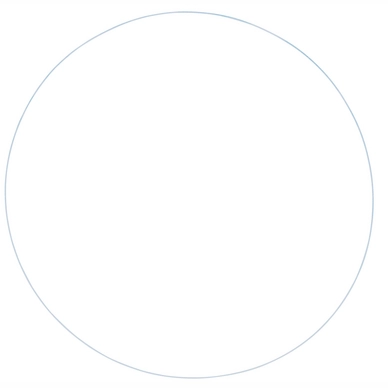 Metal Ring vtwonen  Ice Blue 80 cm
