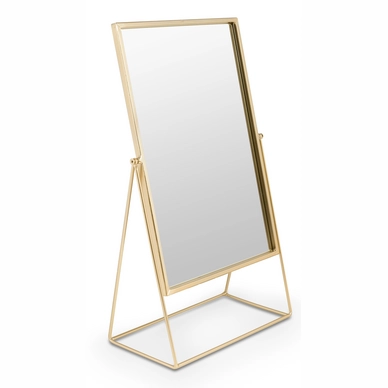 Spiegel vtwonen Rectangular on Stand Gold 26,5 x 42,7 x 14 cm
