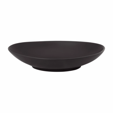 Serveerschaal vtwonen Oval Matt Black 23 cm