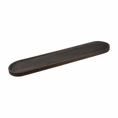 Serveerschaal vtwonen Rectangular Wood Black Medium 90 x 20 cm