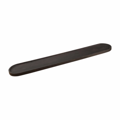 Serveerschaal vtwonen Rectangular Wood Black Large 120 x 20 cm