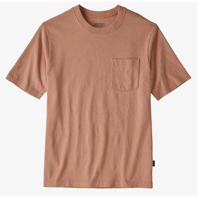 T-Shirt Patagonia Organic Cotton MW Pocket Tee Scotch Pink Herren