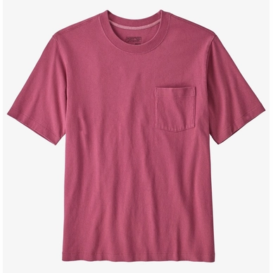 T-Shirt Patagonia Homme Organic Cotton MW Pocket Tee Star Pink