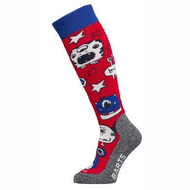 Skisokken Barts Kids Monsters Print Blue