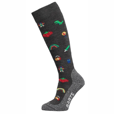 Skisokken Barts Kids Videogames Dark Heather