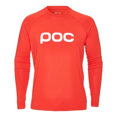 Fietsshirt POC Men Essential Enduro LS Prismane Red