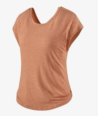 T-shirt Patagonia Femme Glorya Twist Top Scotch Pink