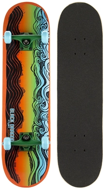 Skateboard Black Dragon 52NK Oranje Green