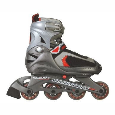 Inline Skates Nijdam 52QF Softboot Zilver