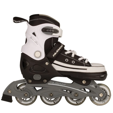 Inline Skates Nijdam 52RU Semi-Softboot Zwart/Wit
