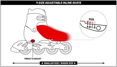 52SG_4SizeAdjustableInlineSkate