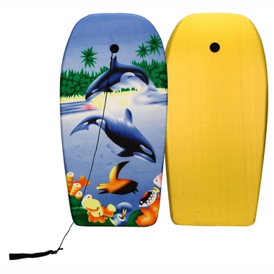 Bodyboard Waimea Print 52WT Geel