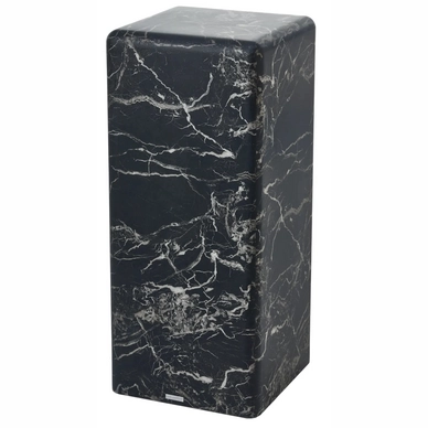 Pillar POLSPOTTEN Marble Look Black Medium