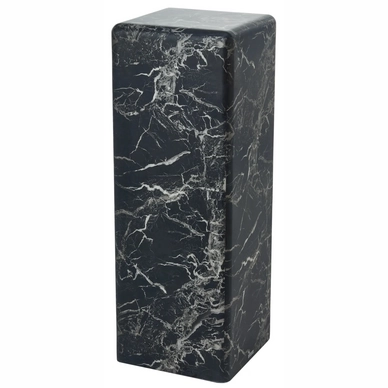 Pillar POLSPOTTEN Marble Look Black Large