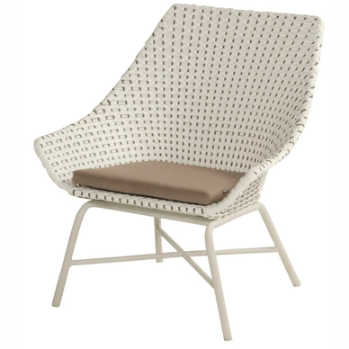 Loungestoel Hartman Delphine Lounge Chair Royal White Moccacino