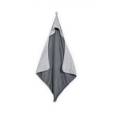 Badcape Jollein Stonewashed Knit Grey (75 x 75 cm)