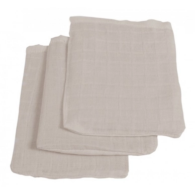 Washandje Jollein Hydrofiel Grijs (set van 3)