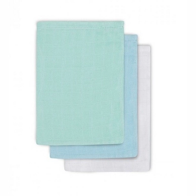 Washandje Jollein Hydrofiel Multi Mint (set van 3)