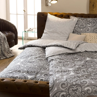 Bettwäsche s.Oliver Premium Grau Mako-Satin