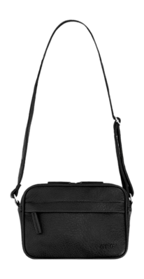 Sac à Bandoulière Arte Antwerp Texture Leather Bag Black