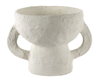 Vase Serax Earth Interior by Marie Michielssen White S 23 x 23,0 x 22,5 cm