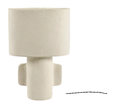 Tischlampe Serax Lighting by White Marie Michielssen Weiß M 36 x 23 x 54 cm
